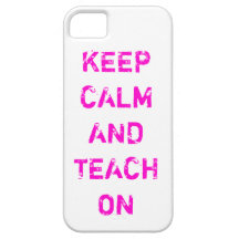 Keep calm and teach on phone case iPhone 5 cover