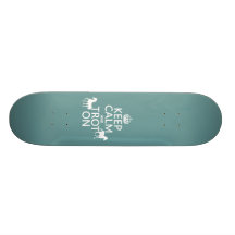 Keep Calm and Trot On - Horses - All Colours Skate Board Deck