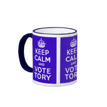 Keep Calm And Vote Tory ~ Political U.K Mugs