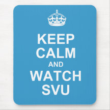 Keep calm and watch SVU mousepad