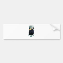 Keep Calm and Worship Me Bumper Sticker