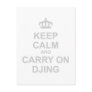 Keep Calm & Carry On DJing - DJ Disc Jockey Music Postcards