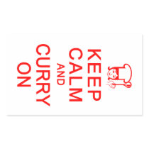 Keep Calm & Curry on stickers