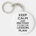 Keep Calm Lesson Plan Keychains