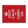 Keep Calm Postcard