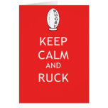 Keep Calm & Ruck Card