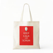 Keep Calm & Scrum Tote Bags