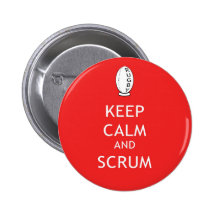 Keep Calm & Scrum Button