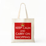 KEEP CALM SHOPPING TOTE BAG