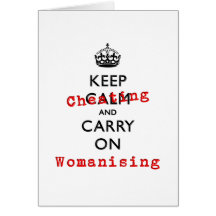KEEP CHEATING GREETING CARDS
