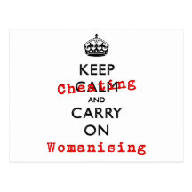 KEEP CHEATING POST CARD