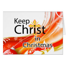 Keep Christ in Christmas, Swirl Cards