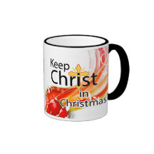 Keep Christ in Christmas, Swirl Mugs
