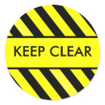 Keep Clear Stickers