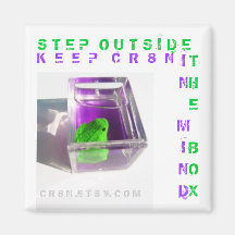 Keep CR8N In Mind, Etsy Refrigerator Magnet
