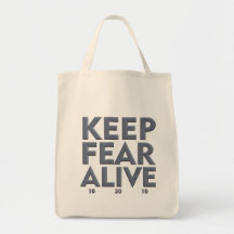 Keep Fear Alive grocery bag