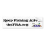 Keep Fishing Alive Bumper Sticker