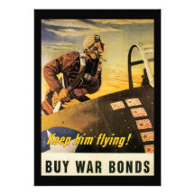 Keep Him Flying World War II Custom Announcements