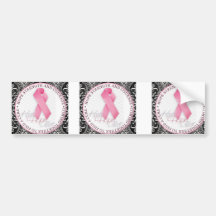 keep hope alive pink ribbon breast cancer bumper sticker