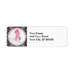 keep hope alive pink ribbon breast cancer return address label