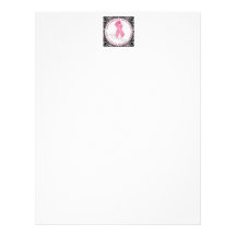 keep hope alive pink ribbon breast cancer personalized letterhead