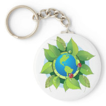 Keep it Green for Earth Day Key Chains