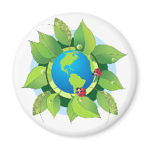 Keep it Green for Earth Day Refrigerator Magnets