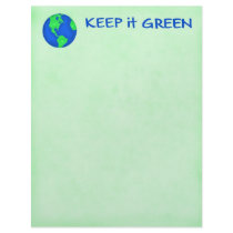Keep It Green Letterhead