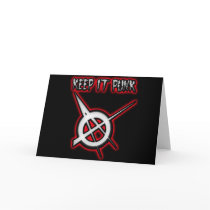 KEEP IT PUNK ROCK GREETING CARD
