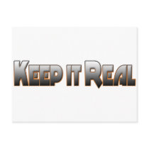 Keep it Real