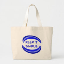 Keep It Simple Canvas Bag
