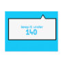 Keep it under 140