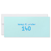 Keep it under 140