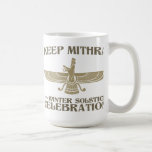 Keep Mithra in the Winter Solstice Celebration Mugs