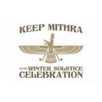 Keep Mithra in the Winter Solstice Celebration posters