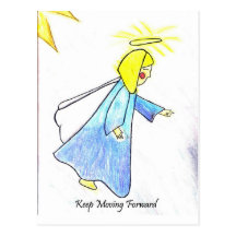 Keep Moving Forward Postcard