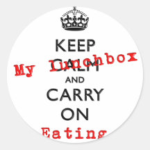 KEEP MY LUNCHBOX STICKERS