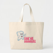 Keep On Brushing Tote Bag