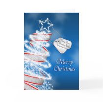 Keep our troops safe Christmas (blue)
