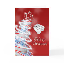Keep our troops safe Christmas (red)