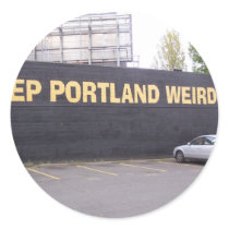Keep Portland Weird Round Stickers