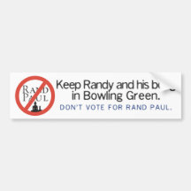 Keep Randy and his bong in Bowling Green Bumper Stickers