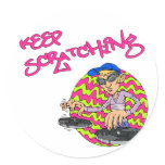 Keep Scratching stickers