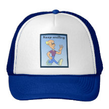 Keep smiling trucker hat