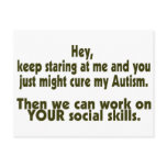 Keep Staring Then We Can Work On Your Social Skill Post Card