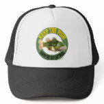 Keep The Fish Fishing T-shirts Mesh Hats