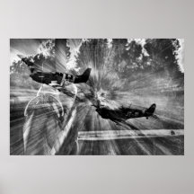 Keep Them Flying - Spitfire and Mustang Print