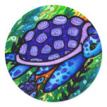 "Keep Up!" Sea Turtle and Baby Stickers