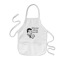 Keep Your Chin Up Emo Kid! Aprons
