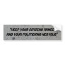 “Keep your Citizens ar... Bumper Stickers